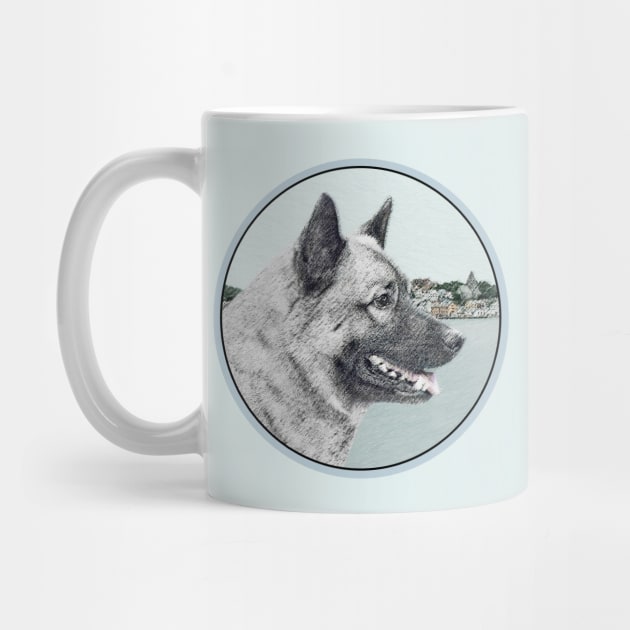 Norwegian Elkhound by Alpen Designs